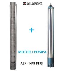 Alarko 6017/51 Kps  40Hp  6'' Paslanmaz Derin Kuyu Dalgıç Pompa (Motor+Pompa) ALK-KPS Serisi