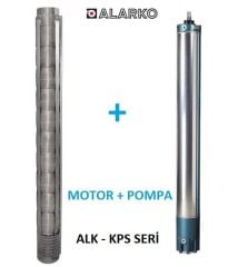 Alarko 6017/51 Kps  40Hp  6'' Paslanmaz Derin Kuyu Dalgıç Pompa (Motor+Pompa) ALK-KPS Serisi