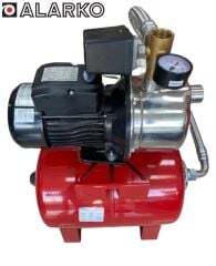 Alarko JET D-JDTM-100  1hp 220v 50lt  Yatık Tanklı Paket Jet Hidrofor