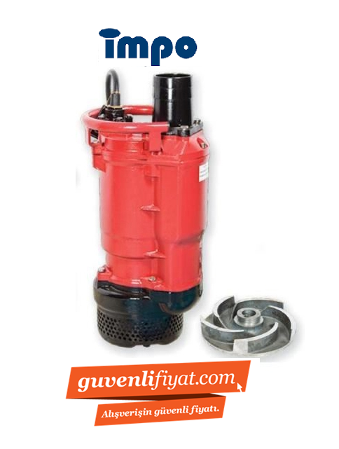 İMPO KBZ 3-5.5 - 7.5 HP 380V ENDÜSTRİYEL TİP ÇAMUR POMPASI (DALGIÇ POMPA)