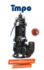 İMPO WQ 85-13-7.5 QG - 10 HP 380V PARÇALAYICILI ÇARKLI FOSEPTİK DALGIÇ POMPA