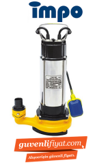 İMPO V1500F 2. HP 220V PİS - KİRLİ SU  FOSEPTİK DALGIÇ POMPA