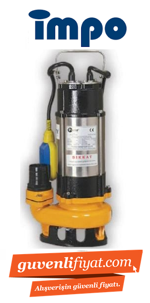 İMPO V1100F 1.5 HP 220V PİS - KİRLİ SU DALGIÇ POMPA