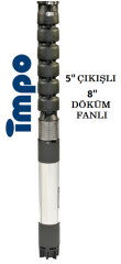 S 8120/05 - 70 HP 5'' ÇIKIŞLI 8'' DÖKÜM FANLI DALGIÇ POMPA