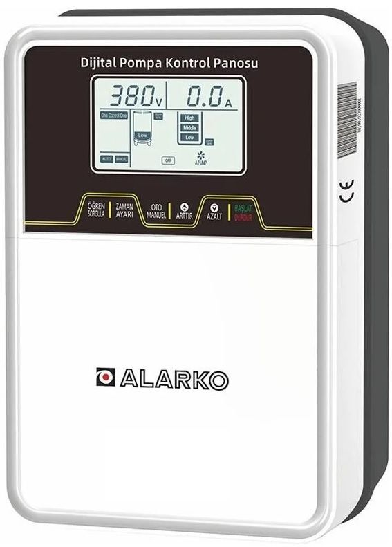 ALARKO, Y2 7500, TRIFAZE, 1.5HP-10HP 380V, İKİ POMPALI HİDROFOR, DİJİTAL KONTROL PANOSU (ELEKTRONİK)