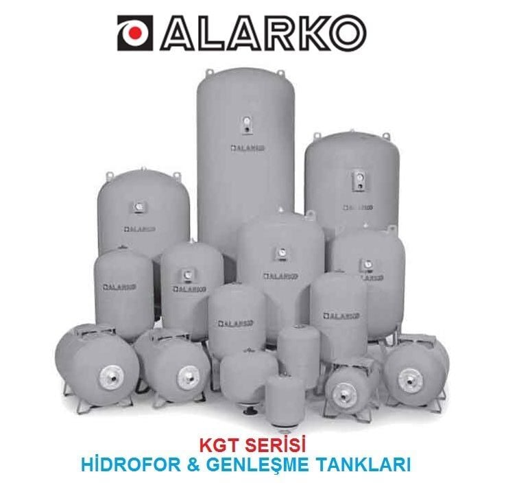 Alarko KGT 60Y  60 Litre  10 Bar  Yatık Kapalı Tip Hidrofor ve Genleşme Tankı