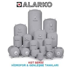Alarko KGT 24Y  24 Litre  10 Bar  Yatık Kapalı Tip Hidrofor ve Genleşme Tankı