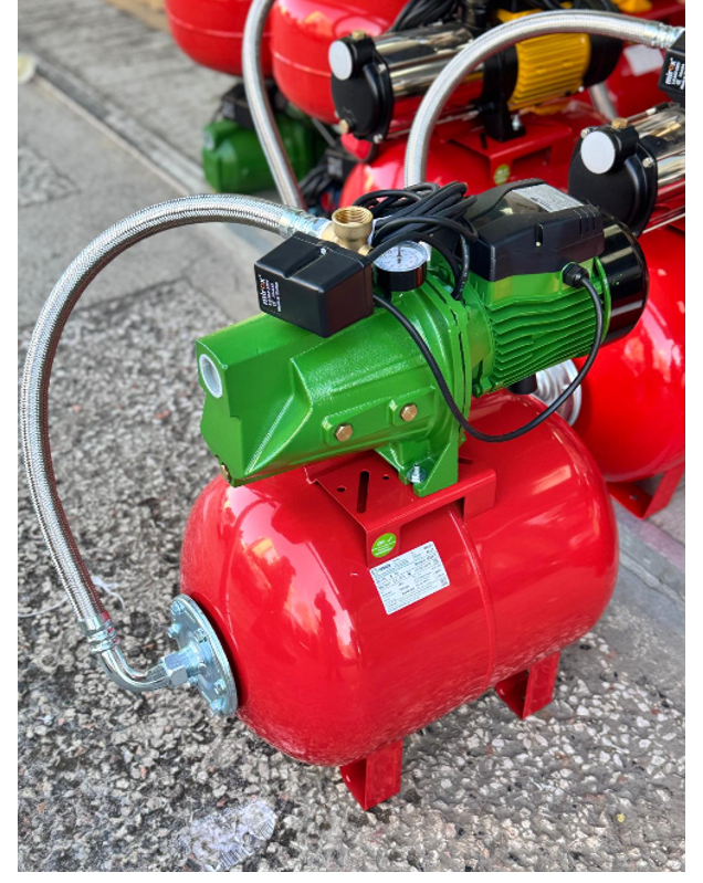 Atlantis Jsw-65 ST 2HP 220V 50lt Tanklı Döküm Gövdeli Jet Paket Hidrofor