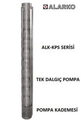 Alarko 7095/06   35Hp  7'' Paslanmaz Çelik Derin Kuyu Tek Dalgıç Pompa (Tek Pompa-Pompa Kademesi) ALK-KPS Serisi