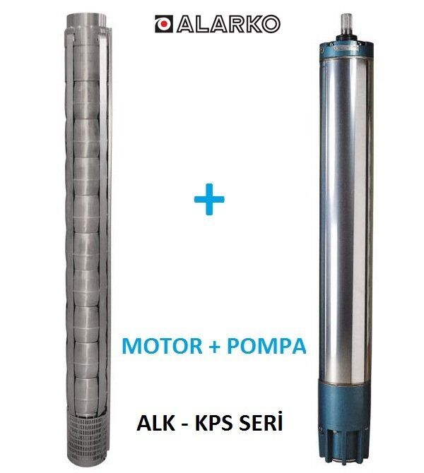 Alarko 7095/06 Kps  35Hp  7'' Paslanmaz Derin Kuyu Dalgıç Pompa (Motor+Pompa) ALK-KPS Serisi