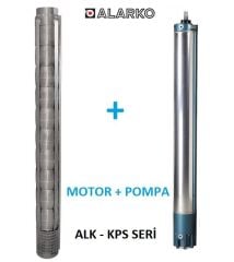 Alarko 6030/14 Kps  17.5Hp  6'' Paslanmaz Derin Kuyu Dalgıç Pompa (Motor+Pompa) ALK-KPS Serisi